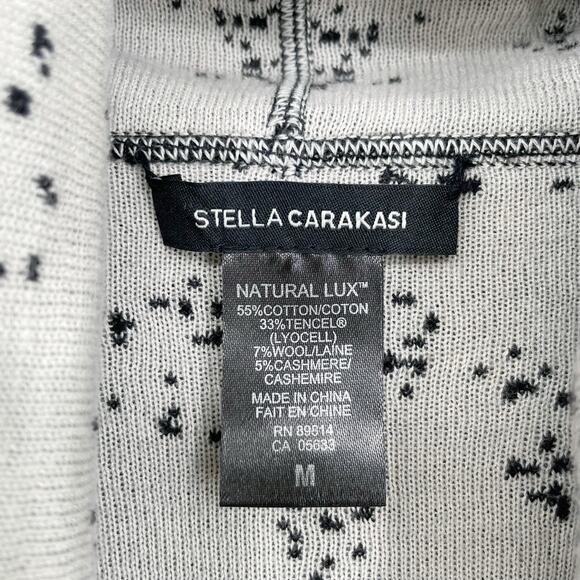 Stella Carakasi Reversible Cashmere Natural Lux Cardigan Vest Sweater Medium M - Picture 2 of 7